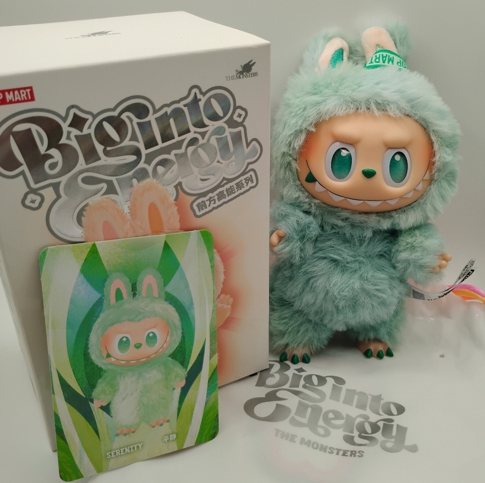 Big Into Energy Labubu Confirmed Serenity - Picture 1 of 9